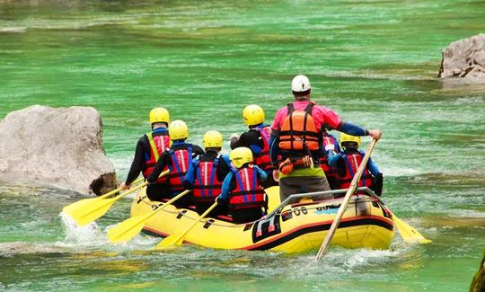 Rafting em Čezsoča, Eslovênia