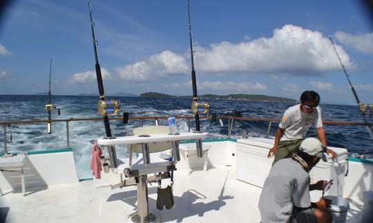 Aluguer de barcos de pesca esportiva Big Game em Phuket