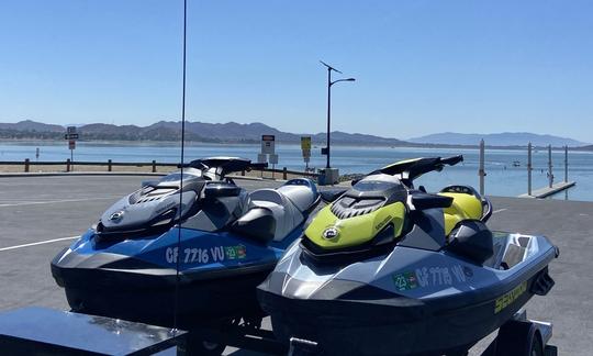 Pair of Sea Doo GTI’s with Bluetooth speakers