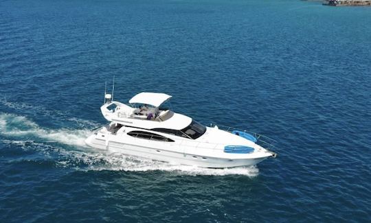 Azimut 58 Motor Yacht with all inclusive. Visit Balandra and Espiritu Santo!