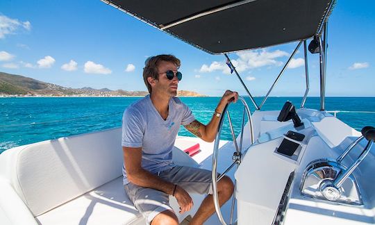 Full day Anguilla Tour with Lagoon 450 Cruising Catamaran!