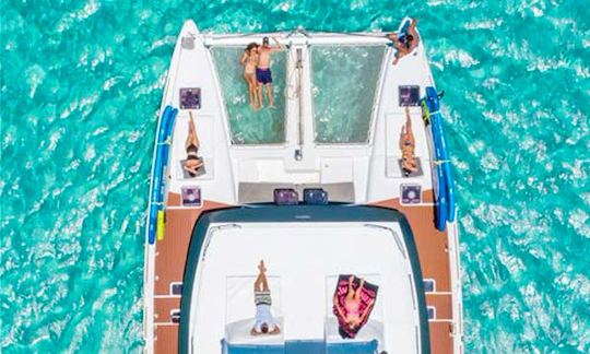 Full day Anguilla Tour with Lagoon 450 Cruising Catamaran!