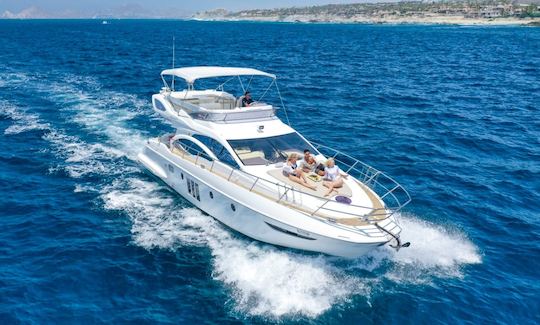 48ft Azimut Motor Yacht Rental in Cabo San Lucas, Baja California Sur