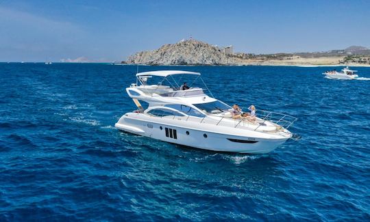 48ft Azimut Motor Yacht Rental in Cabo San Lucas, Baja California Sur