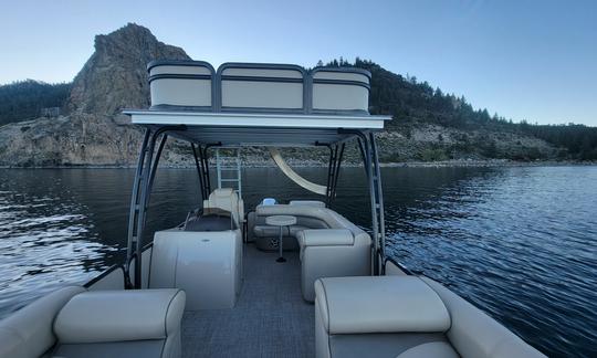 Luxury Double-Decker Tri-Toon with Slide for Rent in South Lake Tahoe