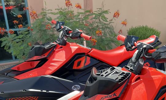 Pair of 2022 Sea Doo Spark Trixx Jet Ski 3up for Rent in Saguaro Lake, Arizona