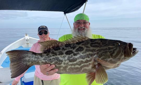 Pêche à Tamarindo sur un Liston avec une toute nouvelle Yamaha de 90 ch