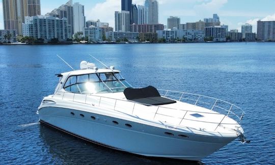 55' Sea Ray Luxury Affordable Motor Yacht Rental in Hallandale Beach, Florida