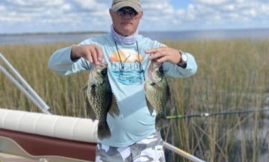 Huge crappie fishing on Lake Istokpoga