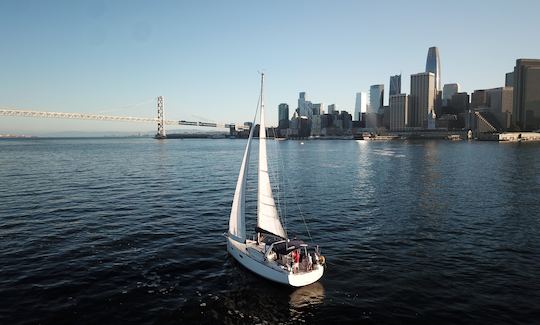 Sailing in front of San Francisco