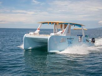 HERMOSO CATAMARAN MARGARITA NUEVO DE LUJO EN PUERTO VALLARTA Y BAHIA DE BANDERAS