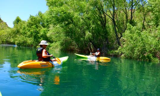 The quiet of the creek channel.