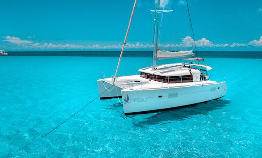 Catamarán de lujo de 40' en Cozumel