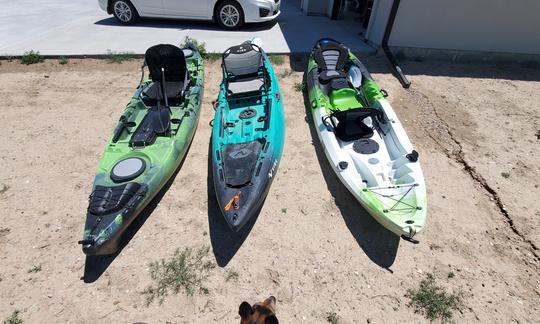 3 caiaques de pesca - 1 tandem para alugar em Pueblo, Colorado