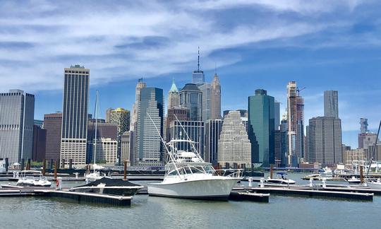 Yacht à moteur Henriques pour accoster, dîner, faire une croisière, explorer le New Jersey !