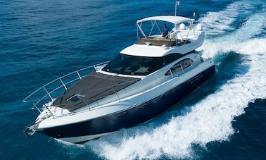 50' Azimut All-Inclusive Yacht Charter in Playa del Carmen.