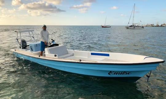 Pêche à plat pour 2 personnes à San Pedro, Belize