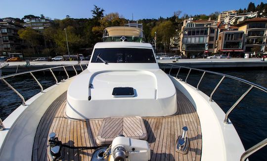 Gorgeous 63ft Luxury Motor Yacht Charter in Istanbul B2