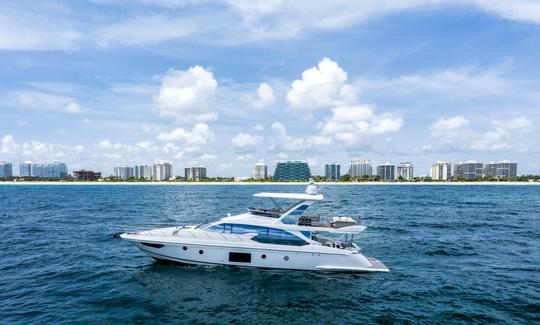 70ft Azimut Flybridge + Floating mat + Dinghy