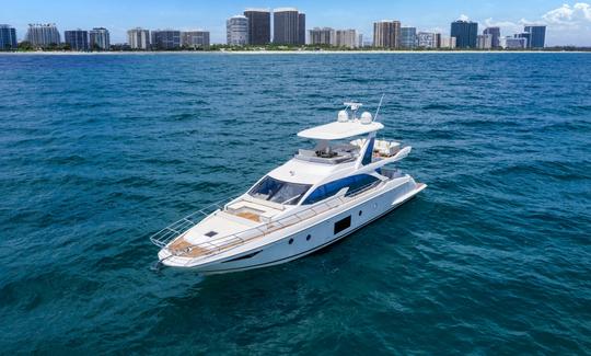 70ft Azimut Flybridge + Floating mat + Dinghy