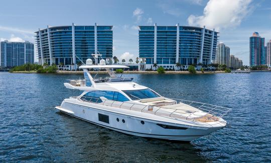 70ft Azimut Flybridge + Floating mat + Dinghy