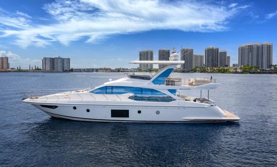 70ft Azimut Flybridge + Floating mat + Dinghy