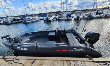 Barco Pioner 16 Explorer para alugar em Klaipėda, Lituânia