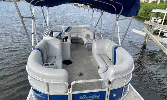 Bentley Pontoon-Double Bimini Boat for Rent in Riverview