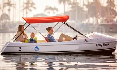 Pedal Boat Rental - Dog Friendly in San Diego Bay! Sun shaded, affordable rides!