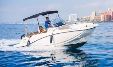 Rent Quicksilver 7 Person Boat in Benalmádena, Spain