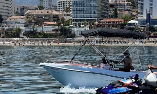 Rent Voraz boat without license for 8 persons in Benalmádena, Spain