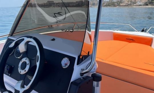 Rent Voraz boat without license for 8 persons in Benalmádena, Spain