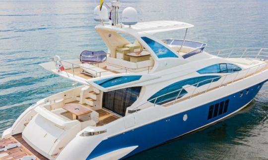 Alquiler de yates de lujo Azimut de 66 pies en North Bay Village Florida