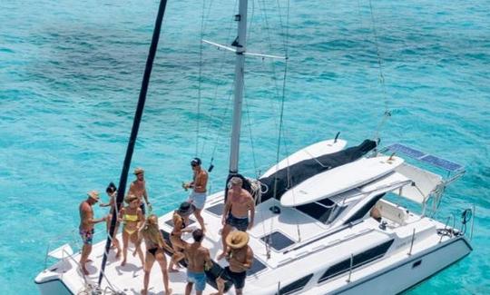 CATAMARAN PRIVÉ ⛵️ AU DÉPART D'ISLA MUJERES 🏝️