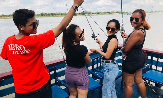 Excursion de pêche à Phnom Penh sur le Mékong !