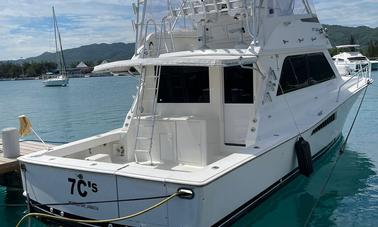 Location de yacht à moteur Siete Seas de 47 pieds à Montego Bay, en Jamaïque !