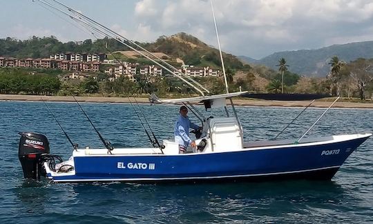 Pêchez ou faites de la croisière à Flamingo Beach, au Costa Rica, avec une console centrale personnalisée de 26 pieds !