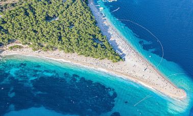 Private Boat Tour To Zlatni Rat, Jelsa & Vrboska  from Split, Croatia