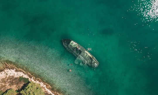 Shipwreck on Solta Island