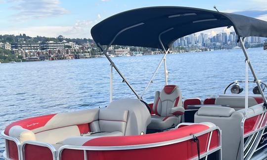 20ft South Bay Pontoon Rental in Renton, Washington/ pt Defiance (puget sound)