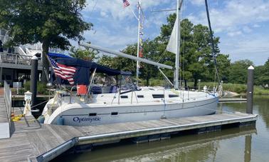 Sail out of Middle River onboard Hunter 41 AC Sailboat!!