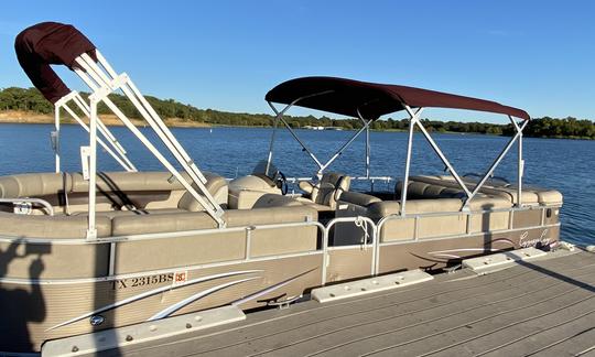 Ponton de 23 pieds pour bateaux de fête Cypress Cay sur le lac Lewisville, au Texas !