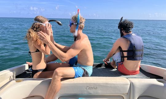 23 ft Boat Sightseeing Tour-Optional Tubing/Snorkeling/Full-day Peanut Island