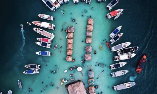 Island Hoping en Cartagena de Indias, Bolívar, con el yate deportivo Donzi 33