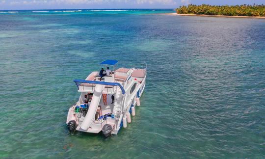 🤩 EXPERIÊNCIA VIP 🛥🍾 CATAMARAN 4 Ballorette-Birthday com tudo incluído em Punta Cana