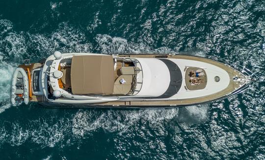 Cabines M/Y de luxe avec 4 cabines en Croatie- Sunseeker 84 Manhattan