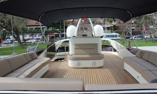 66ft Power Mega Yacht Charter for 25 people in Istanbul, Turkey! B15