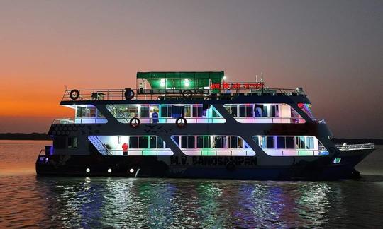 MV Banoshampan Sundarban Tour 40 pessoas com ar condicionado de luxo