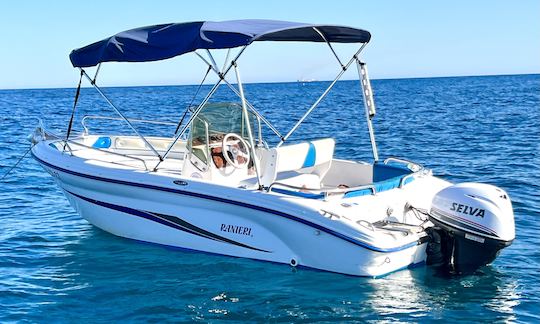 Ranieri 500 Boat Rental Without License for Rent in Benalmádena, Spain