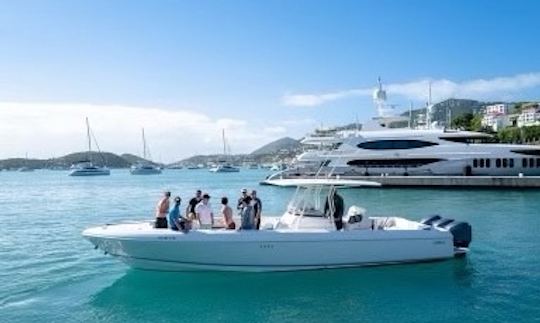 37ft Intrepid Center Console Boat for 12 People in St. John